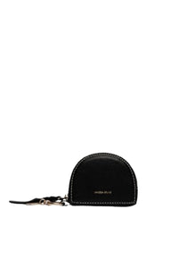 Porte-monnaie Lou en cuir - Noir