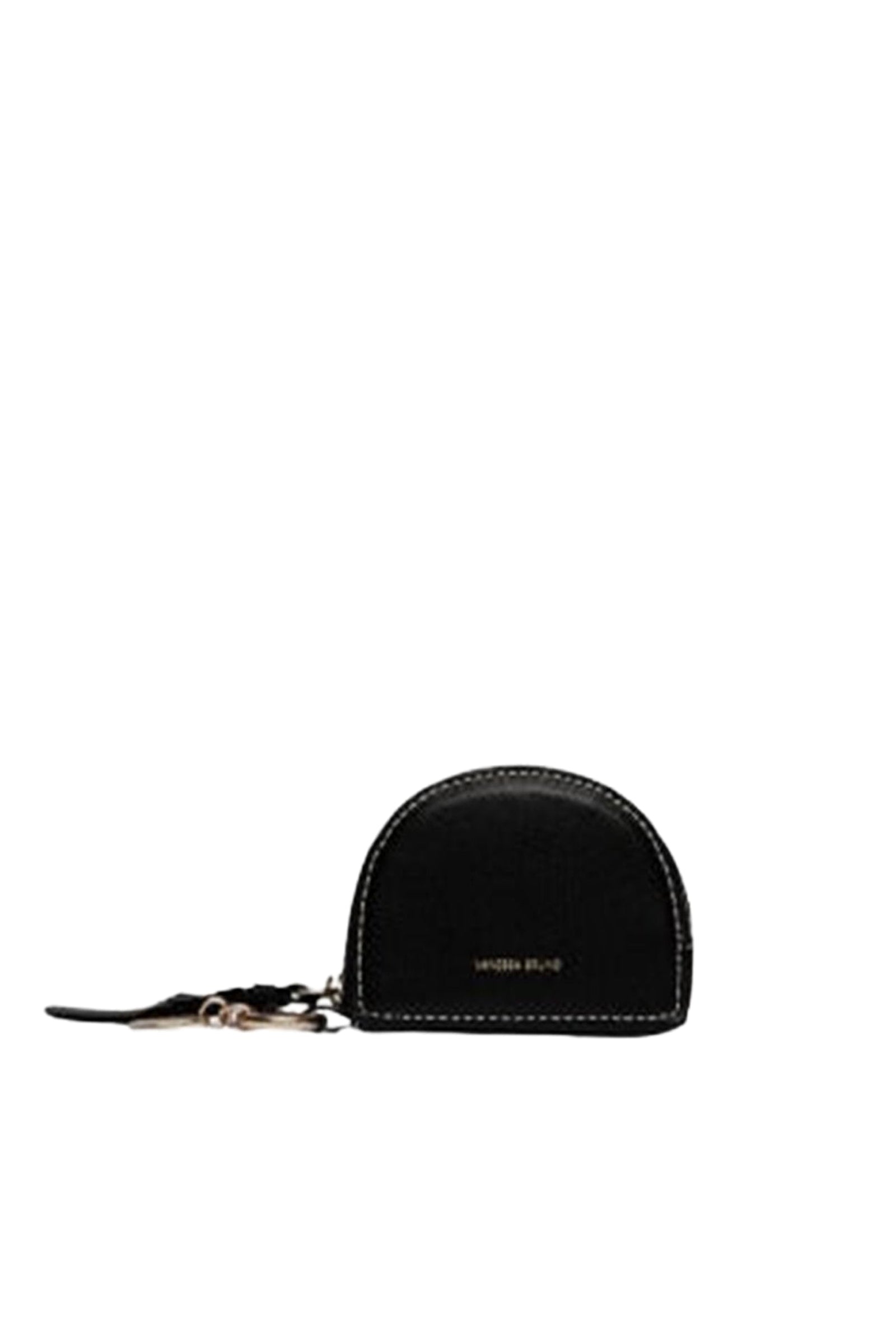 Porte-monnaie Lou en cuir - Noir