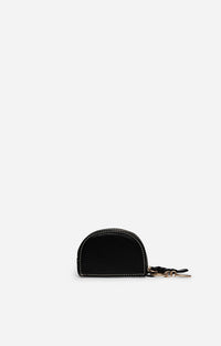Porte-monnaie Lou en cuir - Noir