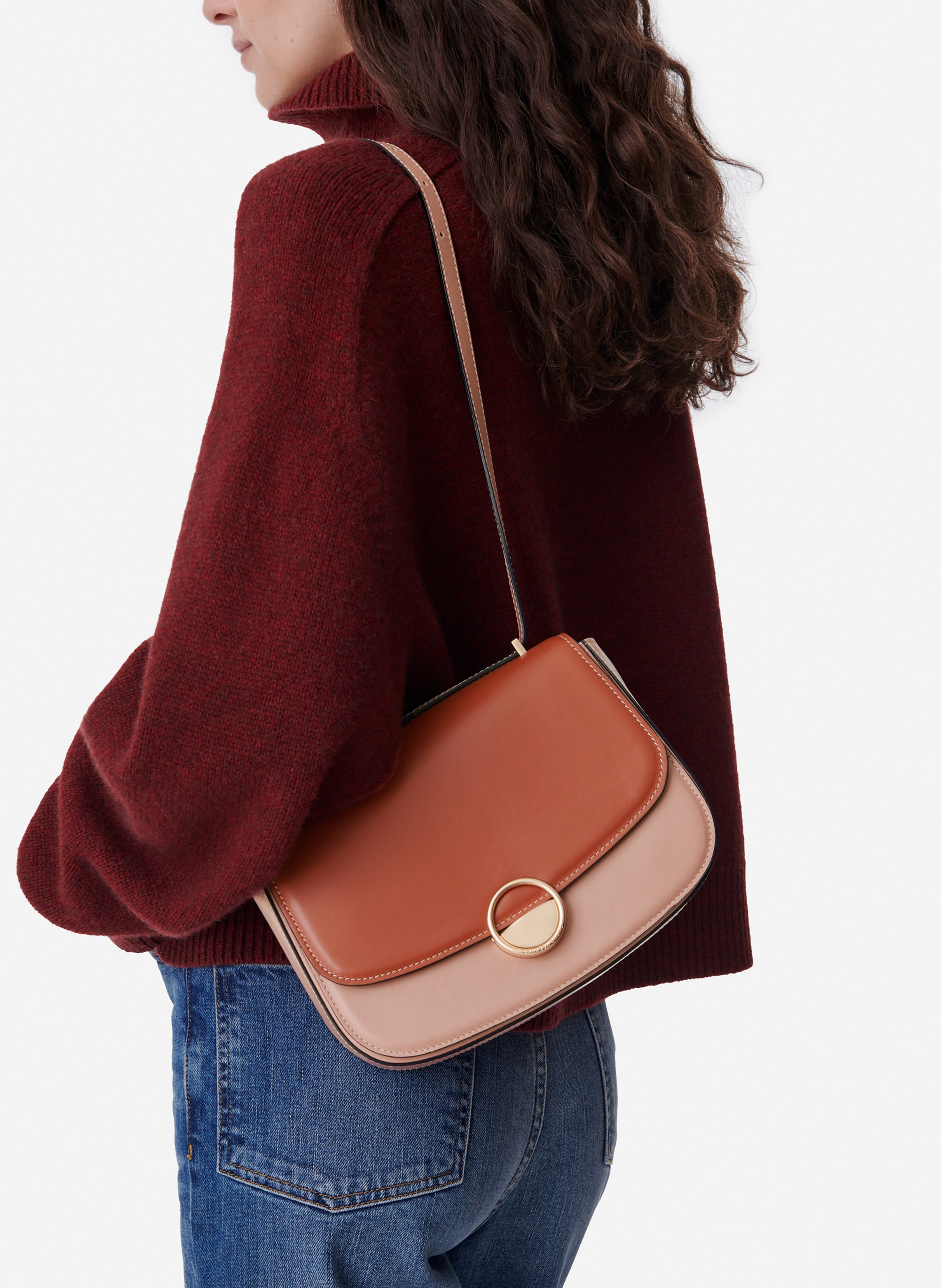 2 QTY NEW // ROUILLE / Grand sac à Rabat Romy - ROUILLE
