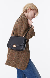 12 QTY NEW // NOIR / Grand sac à Rabat Romy - NOIR