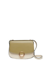 Petit sac à rabat Romy en cuir - Pistache