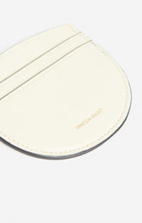 Porte-carte Romy en cuir - Écru