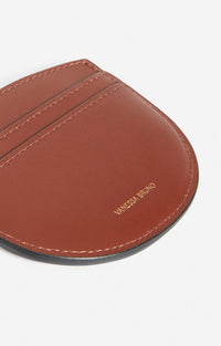 Porte-carte Romy en cuir - Chocolat