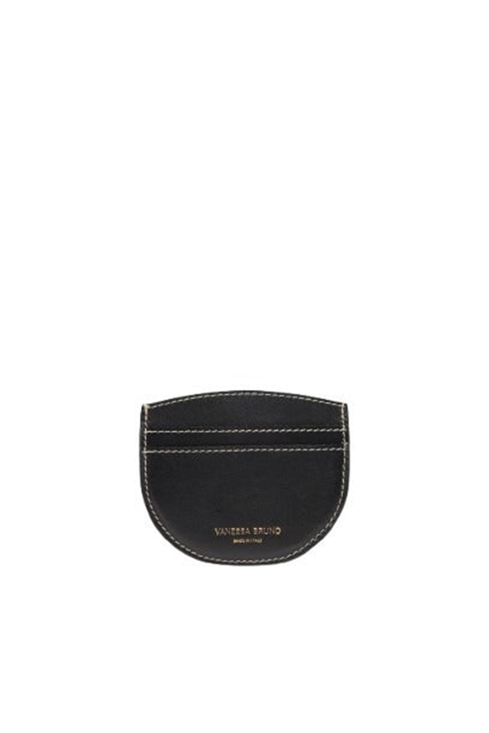 Porte-carte Romy en cuir - Noir