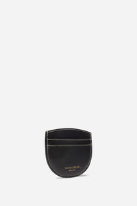 Porte-carte Romy en cuir - Noir