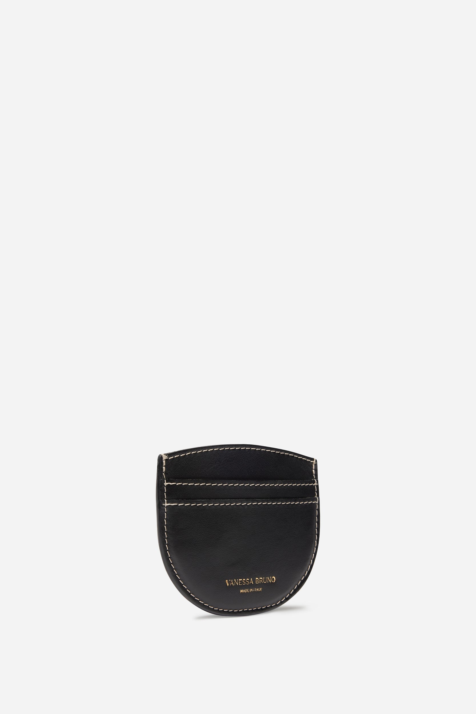 Porte-carte Romy en cuir - Noir