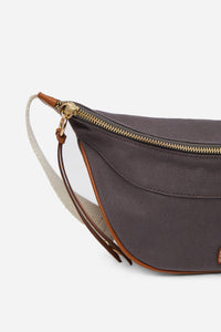 Sac banane en toile - Anthracite