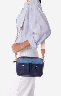 3 QTY RELIQUAT 95 // BLEU MULTICO / Sac Caméra - BLEU MULTICO