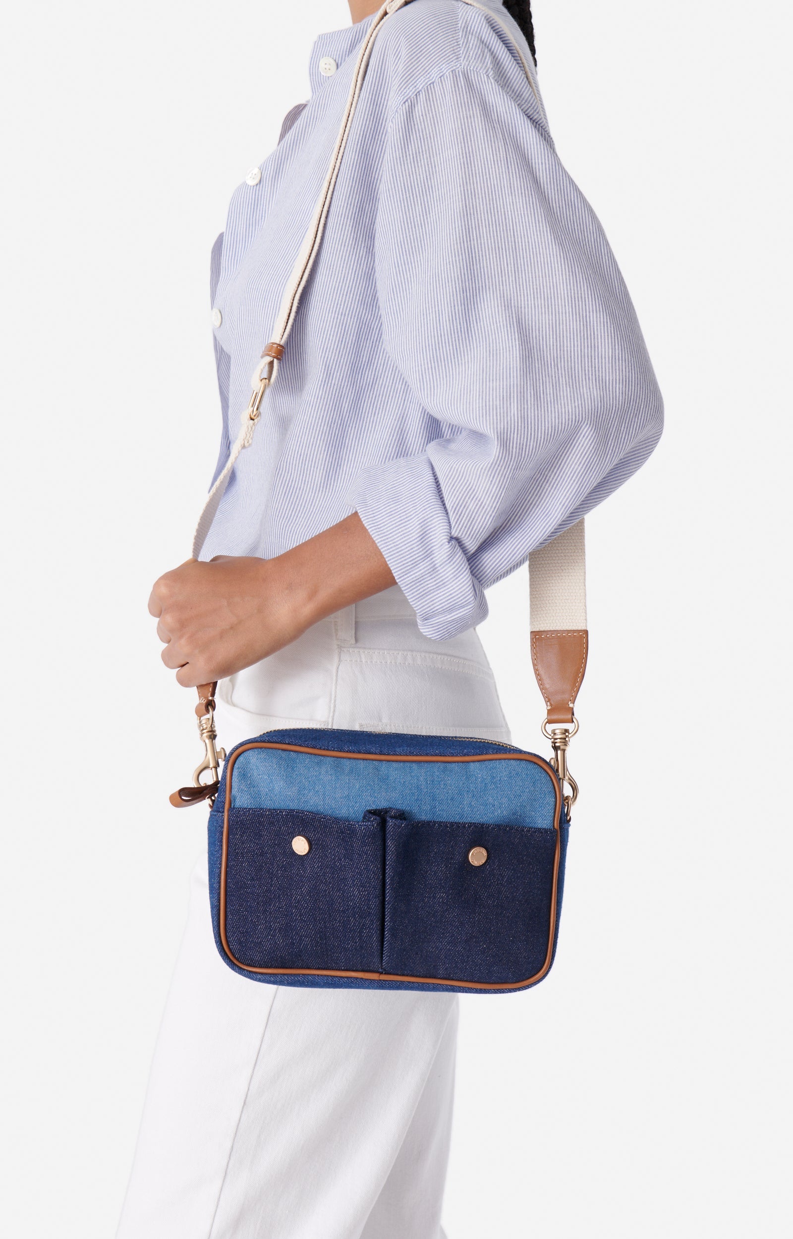 3 QTY RELIQUAT 95 // BLEU MULTICO / Sac Caméra - BLEU MULTICO