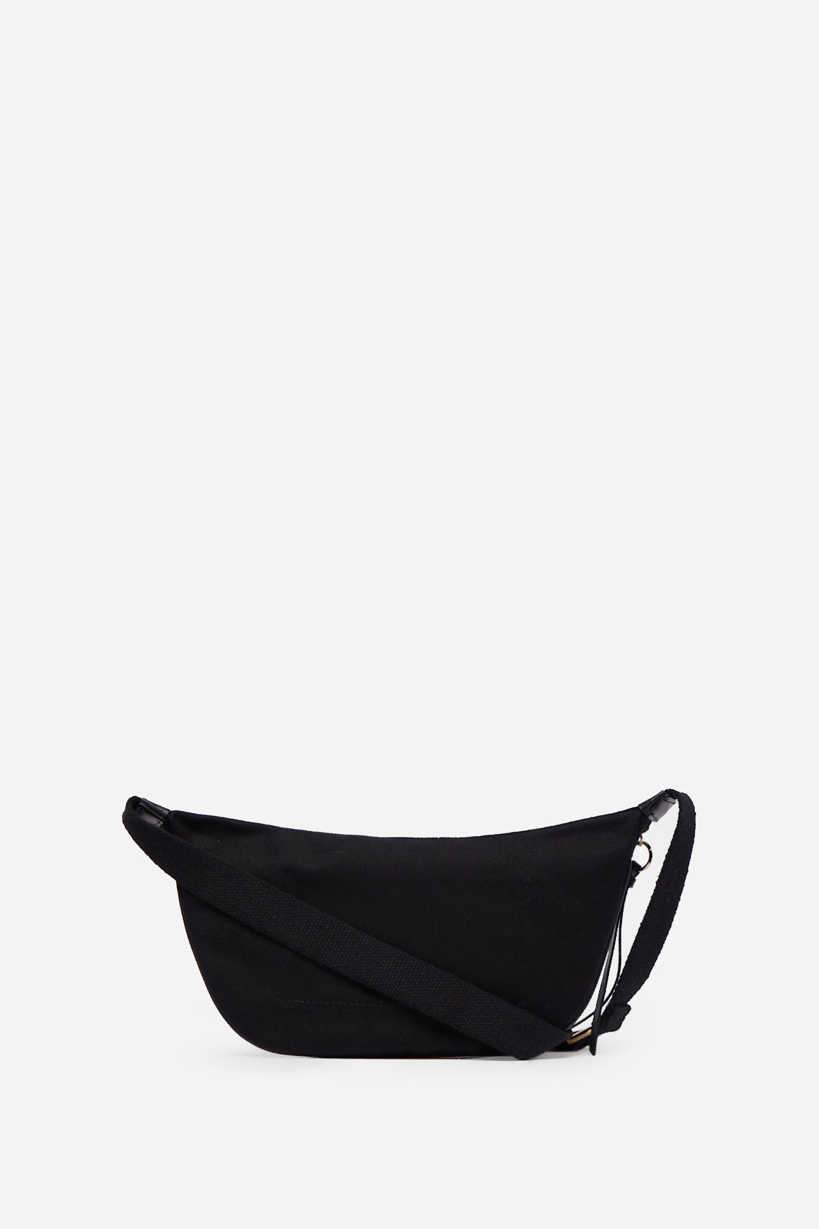 Sac banane en lin - Noir