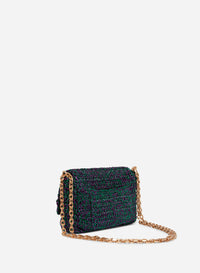 1 QTY NEW // VIOLET/VERT / Sac Nano Moon en Lurex - VIOLET/VERT