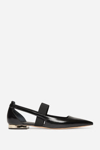 Ballerines en cuir - Noir