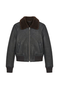 RECO : 500 // Blouson Drago en cuir - Marron