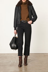 RECO : 500 // Blouson Drago en cuir - Marron