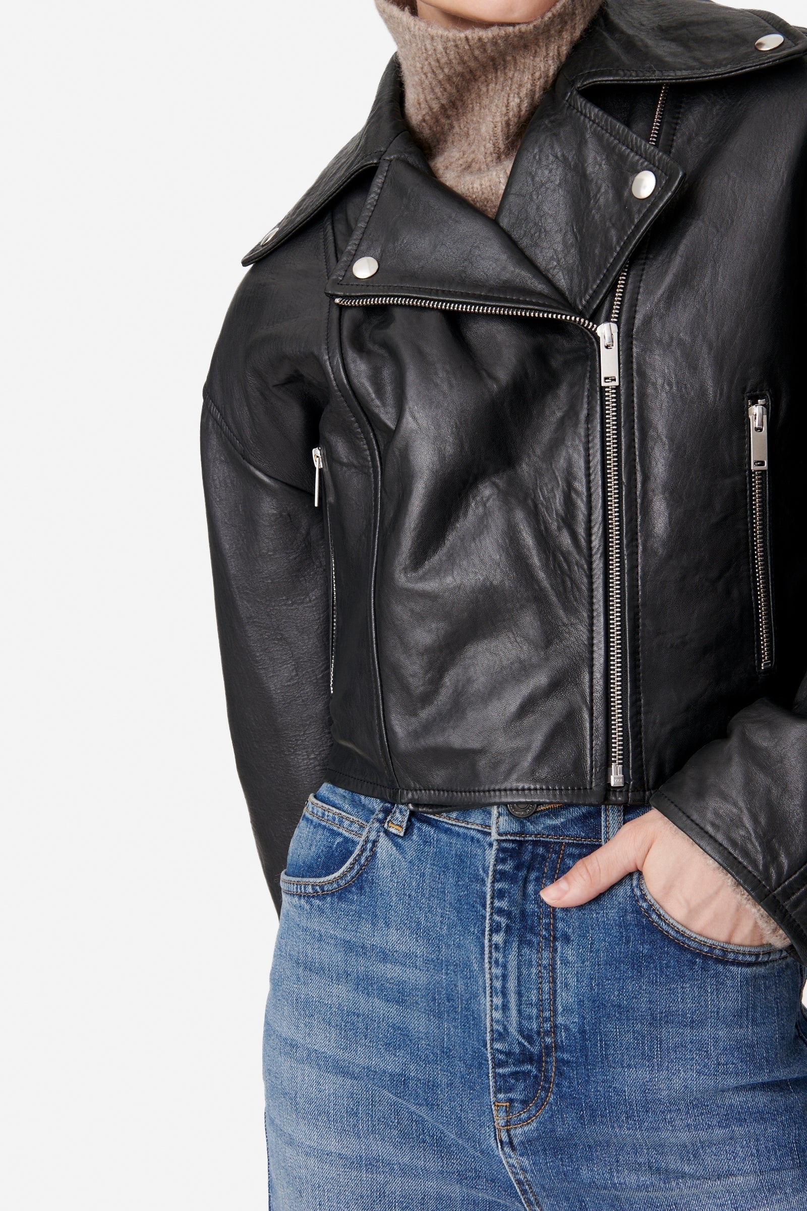 Leather jacket - Black