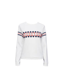 4qty RELIQUAT 50€ 12,5%  / Pull Prosper Happines - Ecru Happ Ines