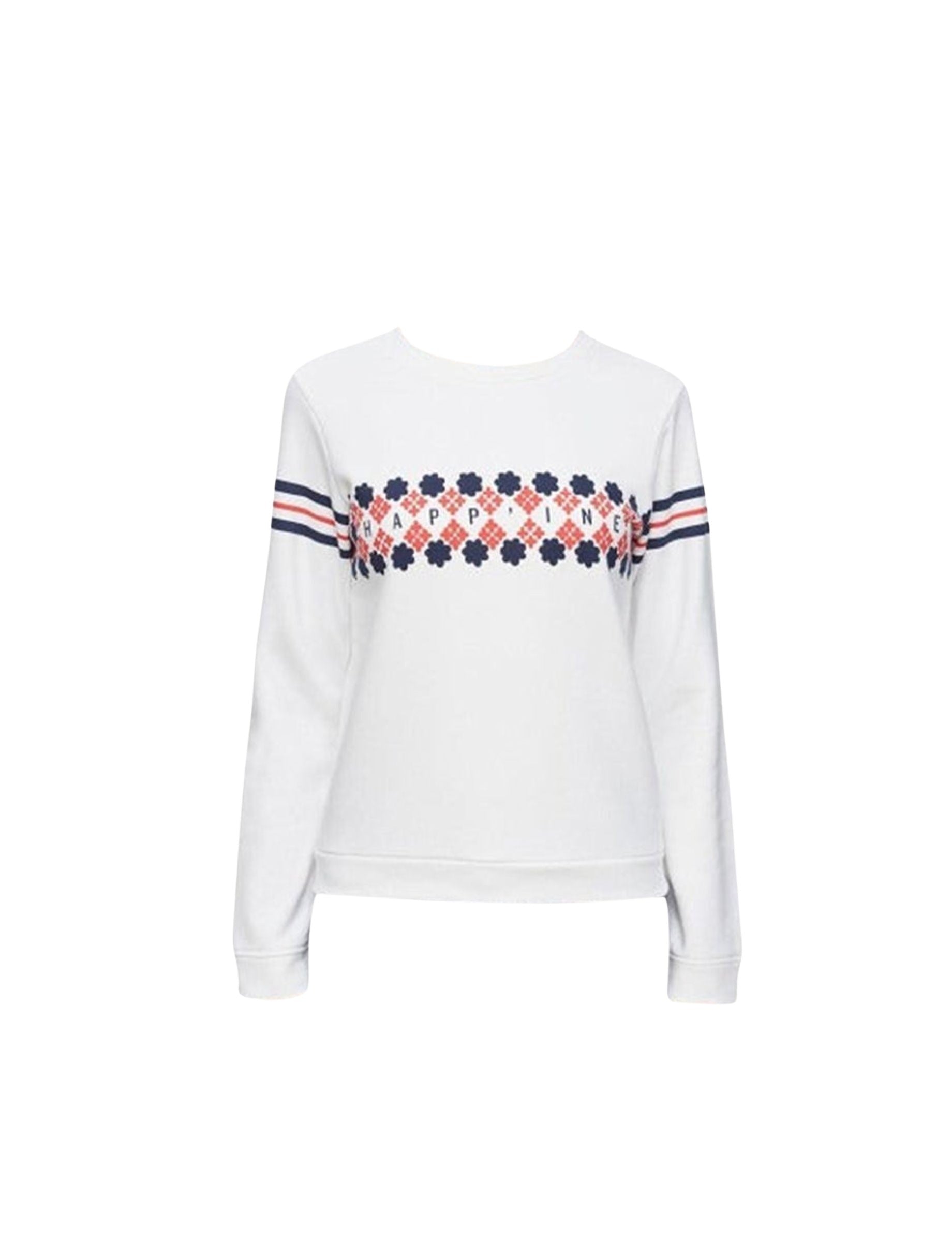 4qty RELIQUAT 50€ 12,5%  / Pull Prosper Happines - Ecru Happ Ines