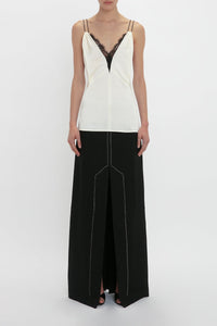Lace Detail Cami Top - Ivory