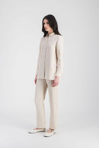 Chemise droite - Beige Moyen