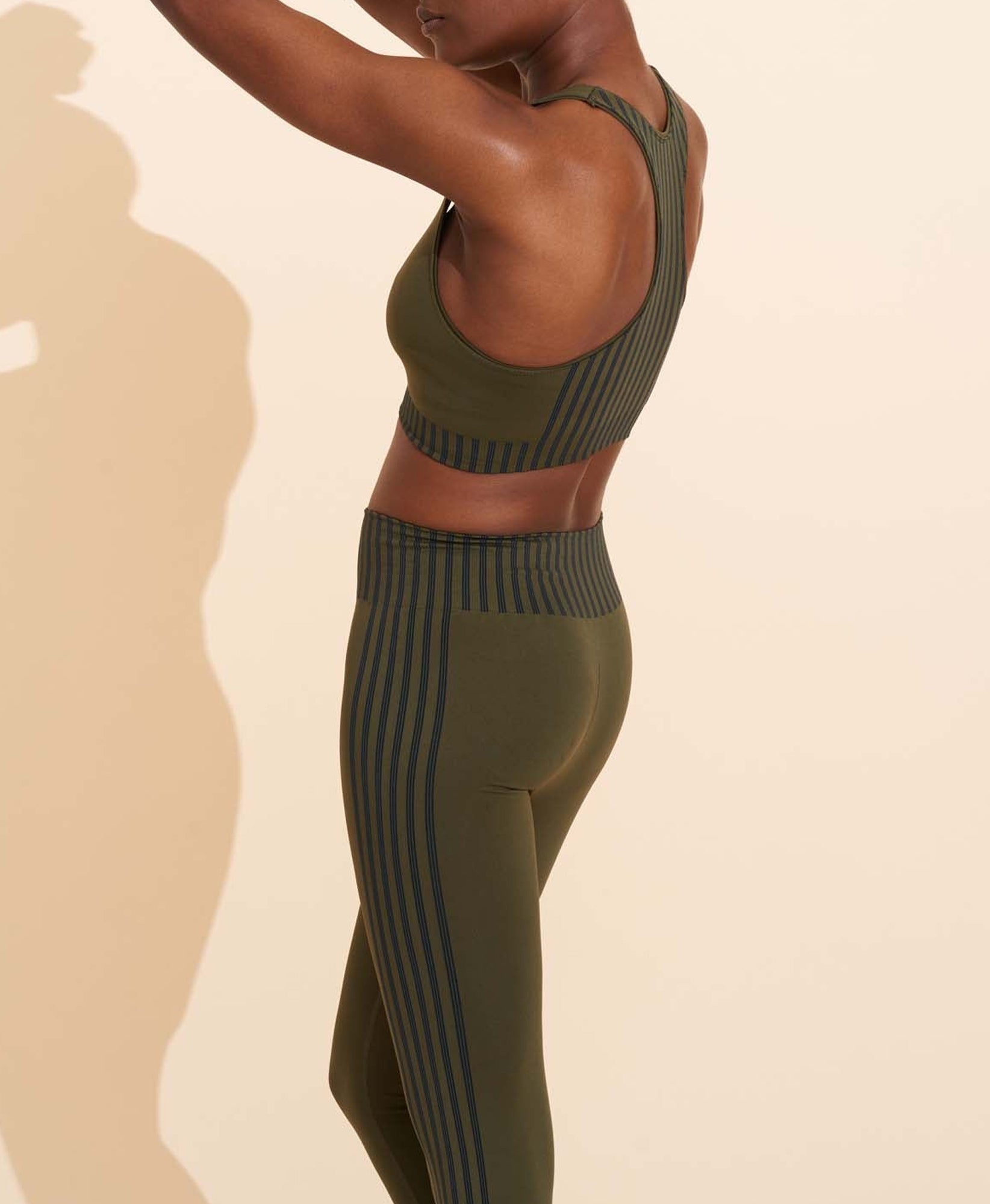 Raphaelle bra - Olive & Black