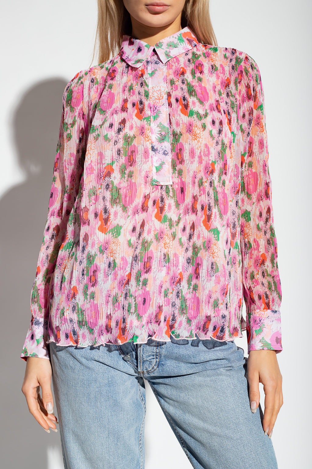 Blouse en georgette plissée - Sugar Plum