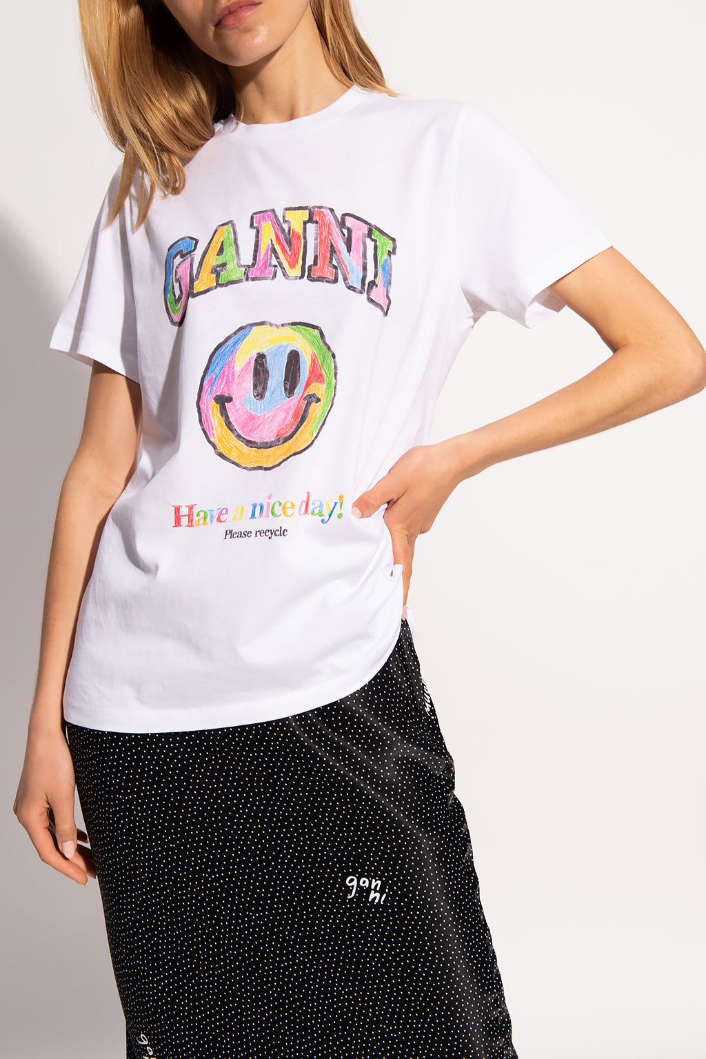 T-shirt Have A Nice Day - Bright White