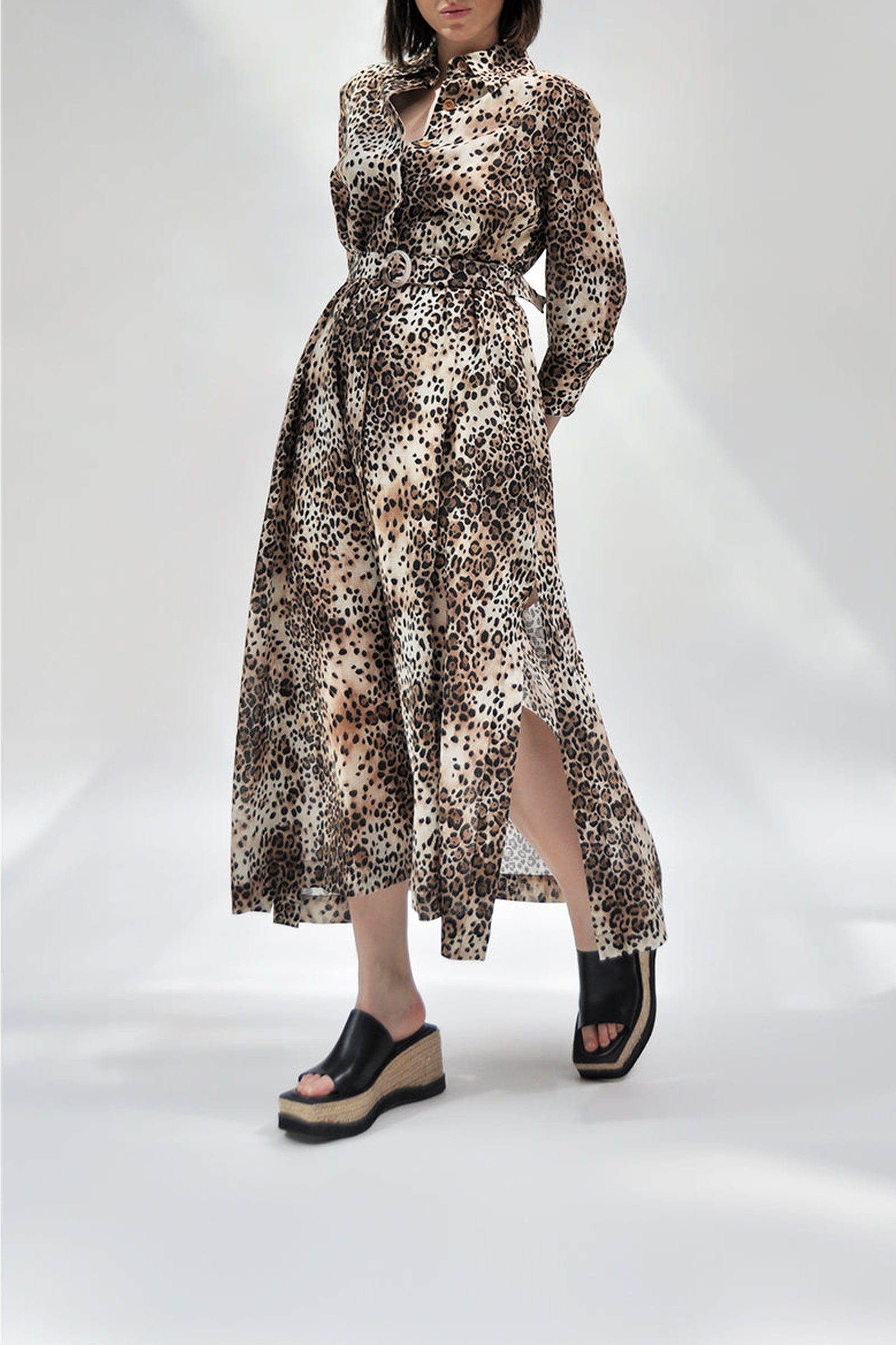 Rhama printed shirt dress - Felin