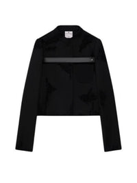 BLOUSON DISTRESSED HERITAGE CREPE