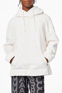 Sweat à capuche Monogram - Eggshell & Optic White