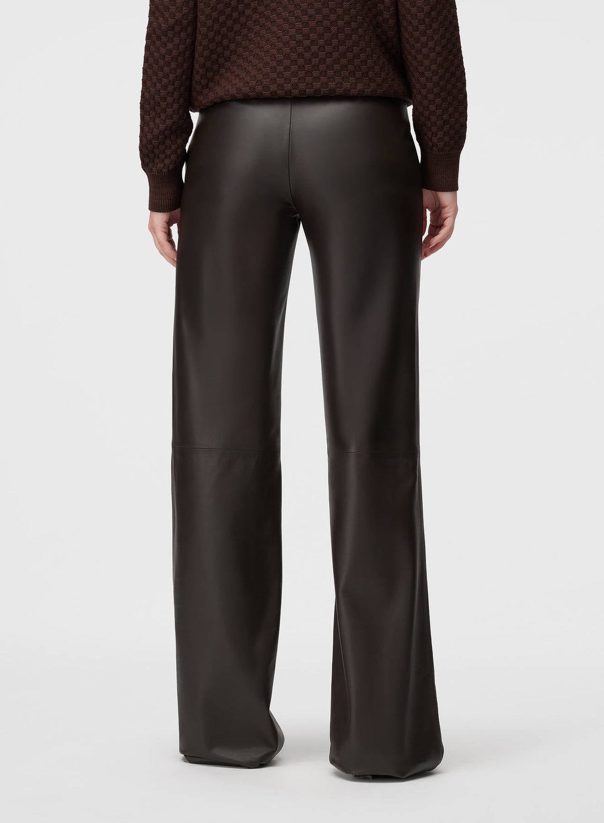CHOCOLATE LEATHER PANTS