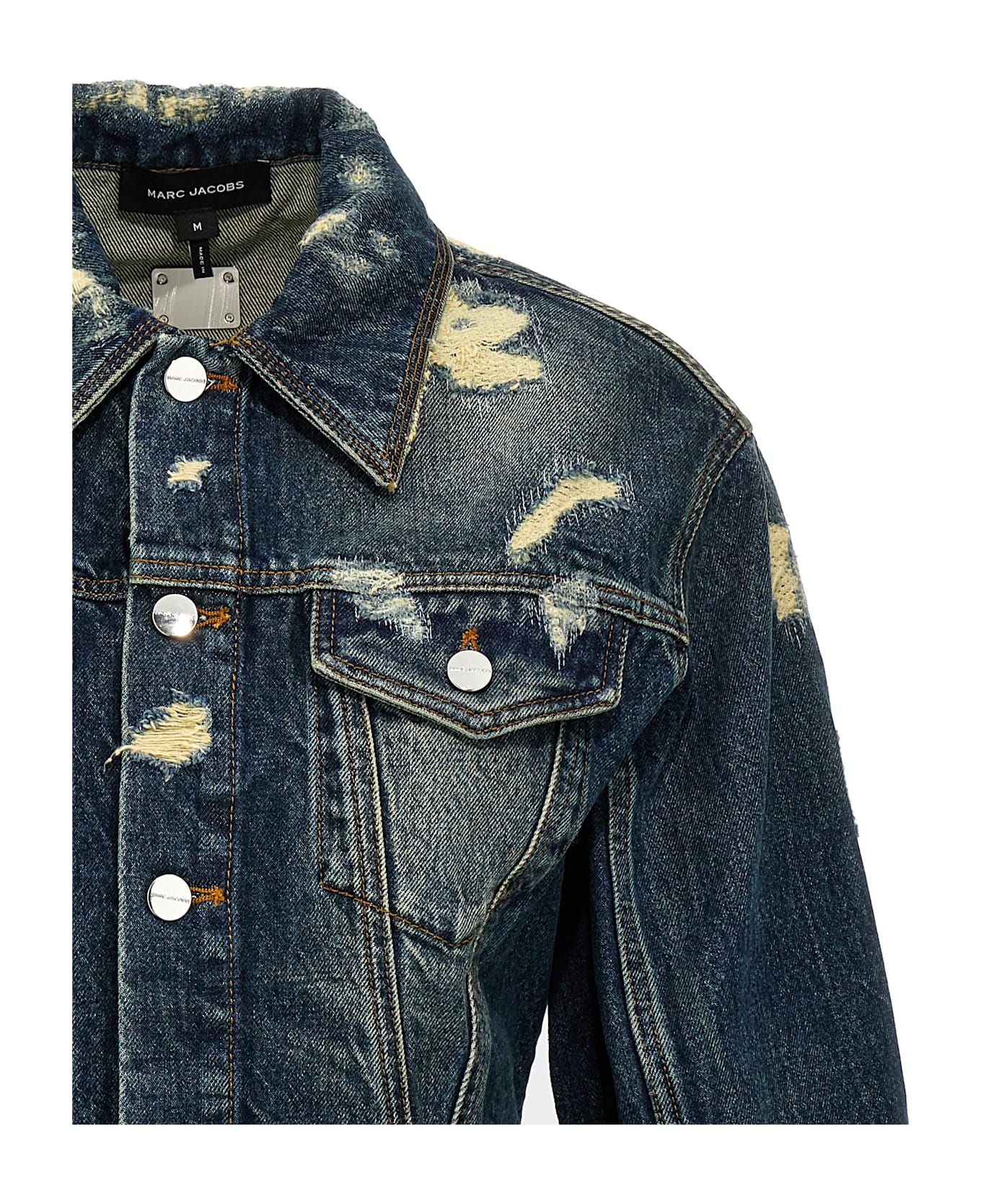16 NEW / 16 TROCA /208,5€   Veste en jean Rip & Repair à côtes - Punk Indigo