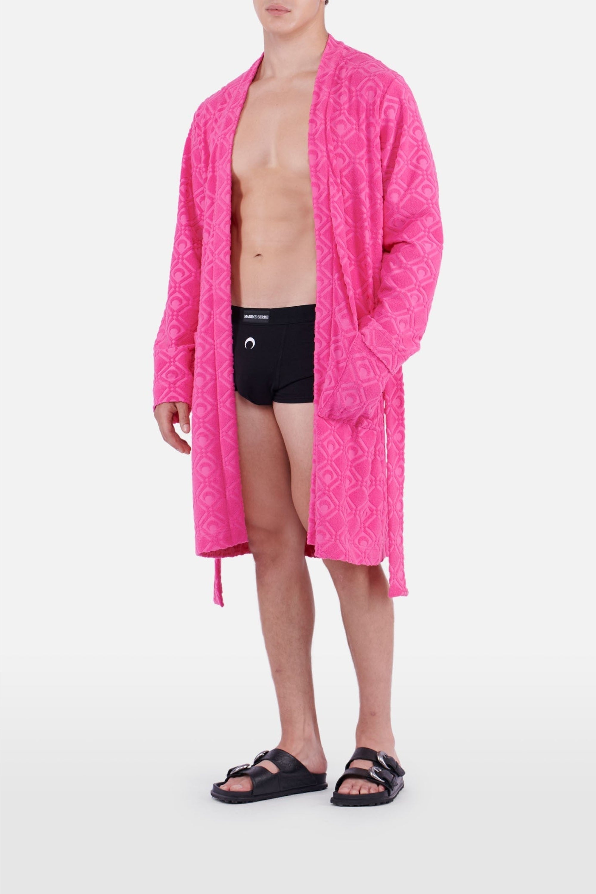 PRIX MARQUE : 190€_Fuschia Jacquard Manteau - Fuschia Jacquard