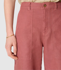Pantalon taille haute Carlos - Terracota