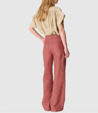 Pantalon taille haute Carlos - Terracota