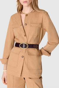 Engela safari jacket - Camel