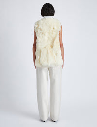 Veste sans manches en sherling - Resin