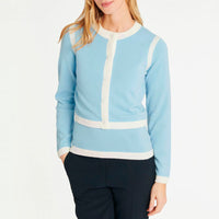 GLACIER / BLANC CASSE CARDIGAN
