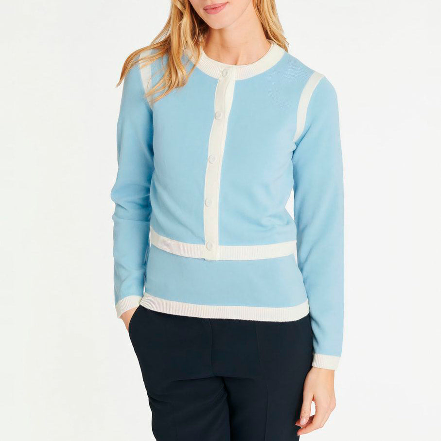 GLACIER / BLANC CASSE CARDIGAN