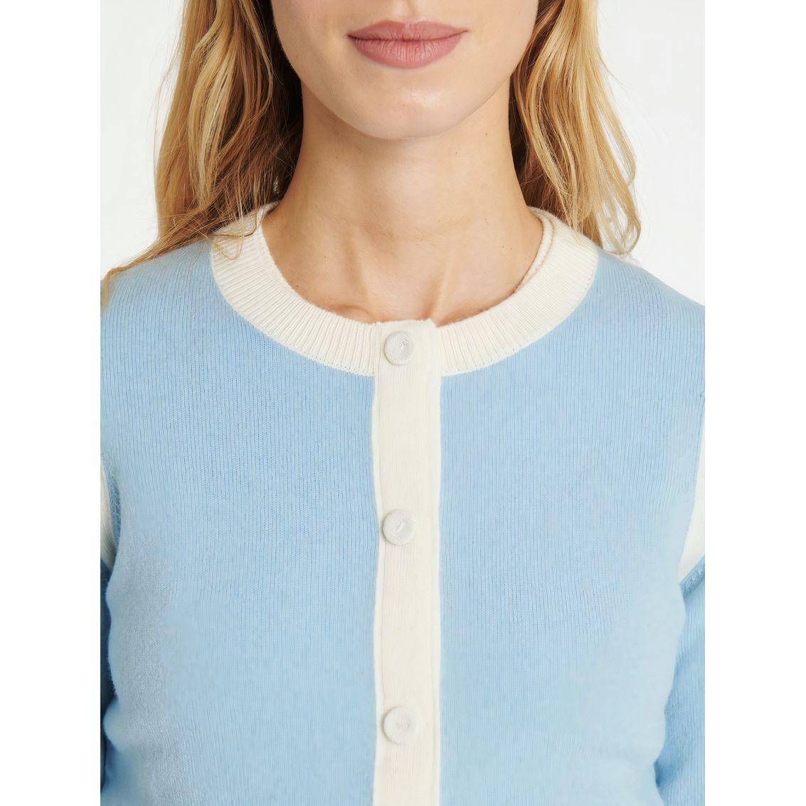 GLACIER / BLANC CASSE CARDIGAN