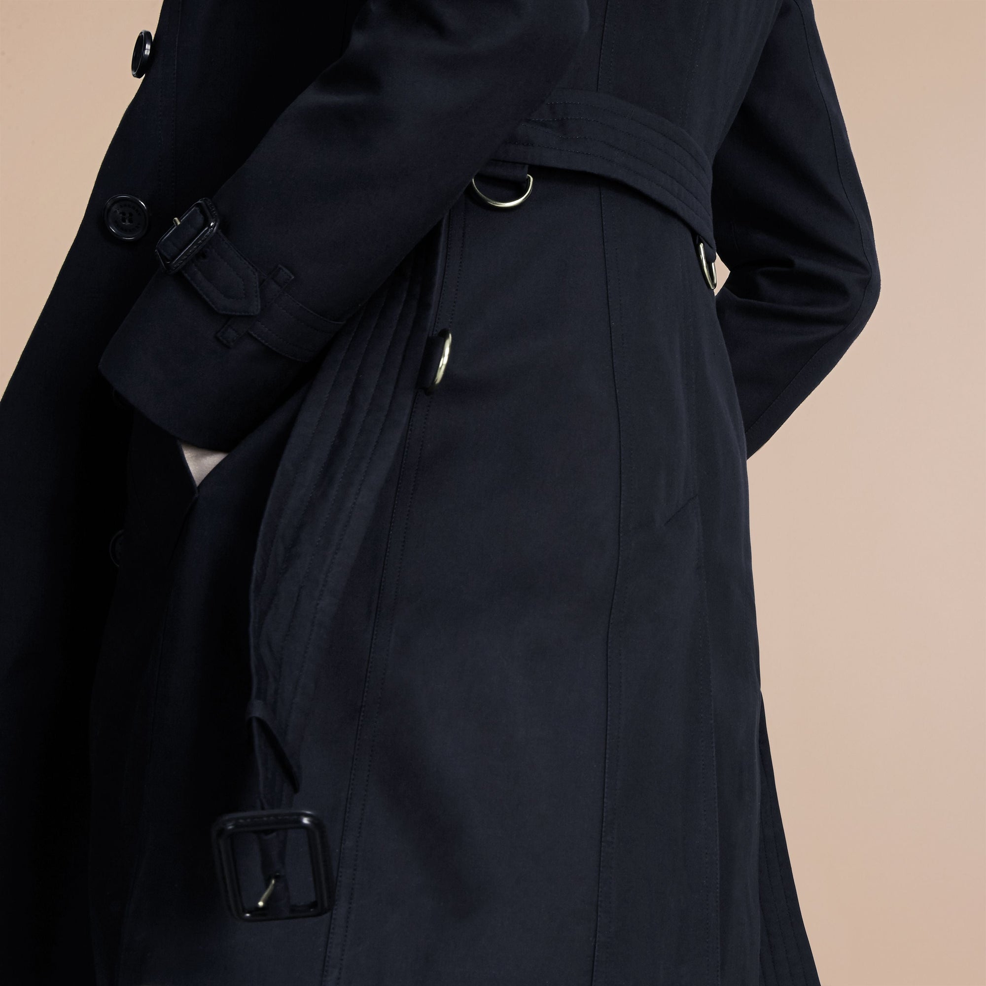 1 qty Trench-coat Heritage mi-long The Chelsea - Navy