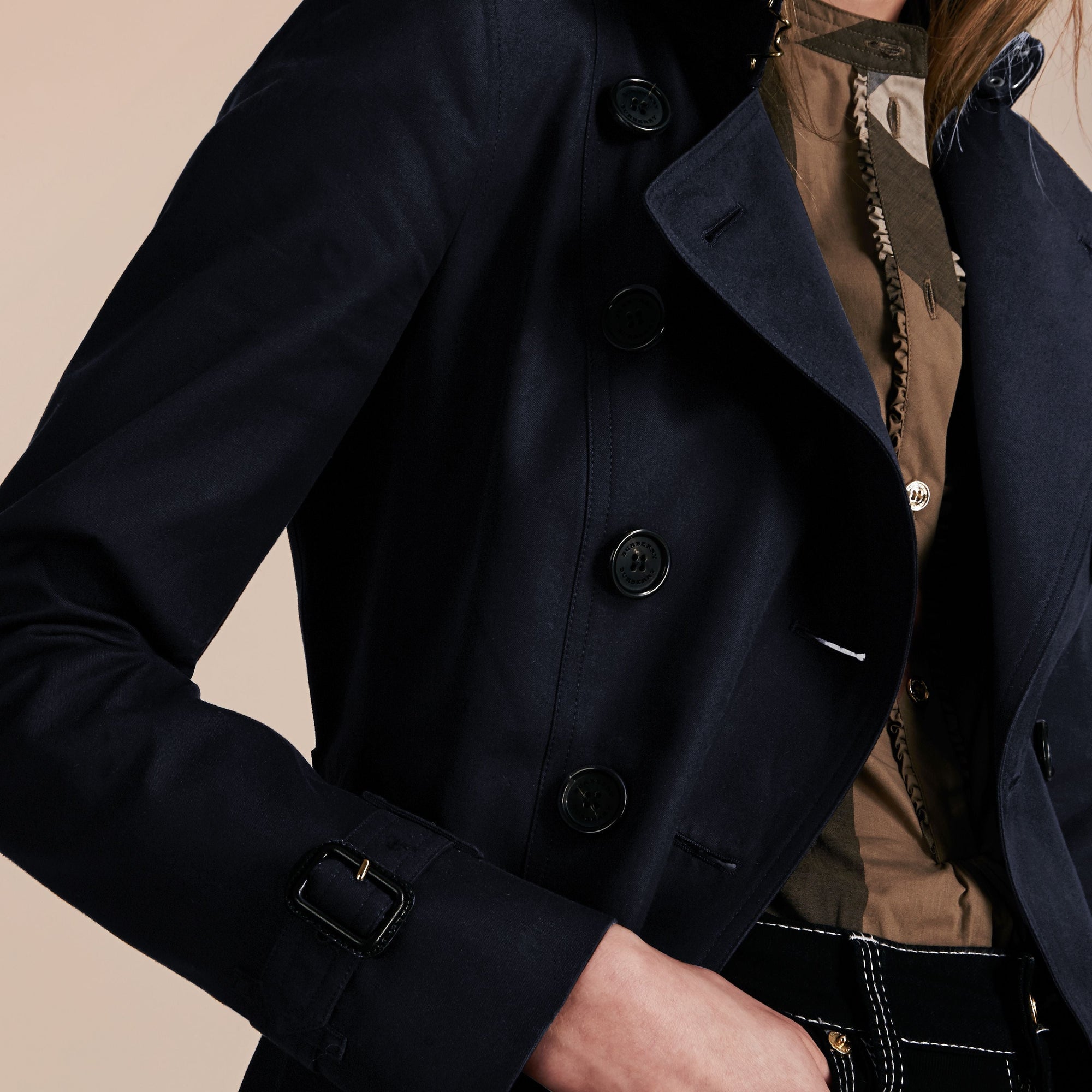 1 qty Trench-coat Heritage mi-long The Chelsea - Navy