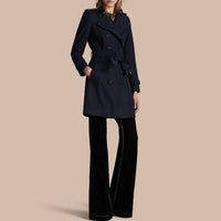 1 qty Trench-coat Heritage mi-long The Chelsea - Navy