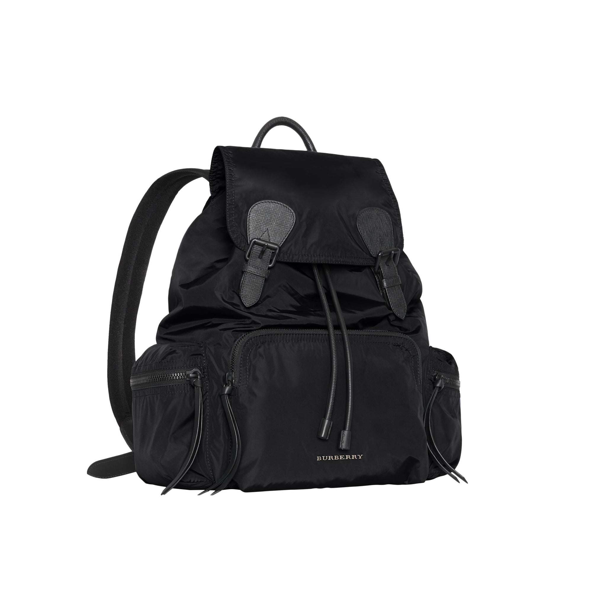 1 qty Grand sac The Rucksack en nylon technique et cuir - Black