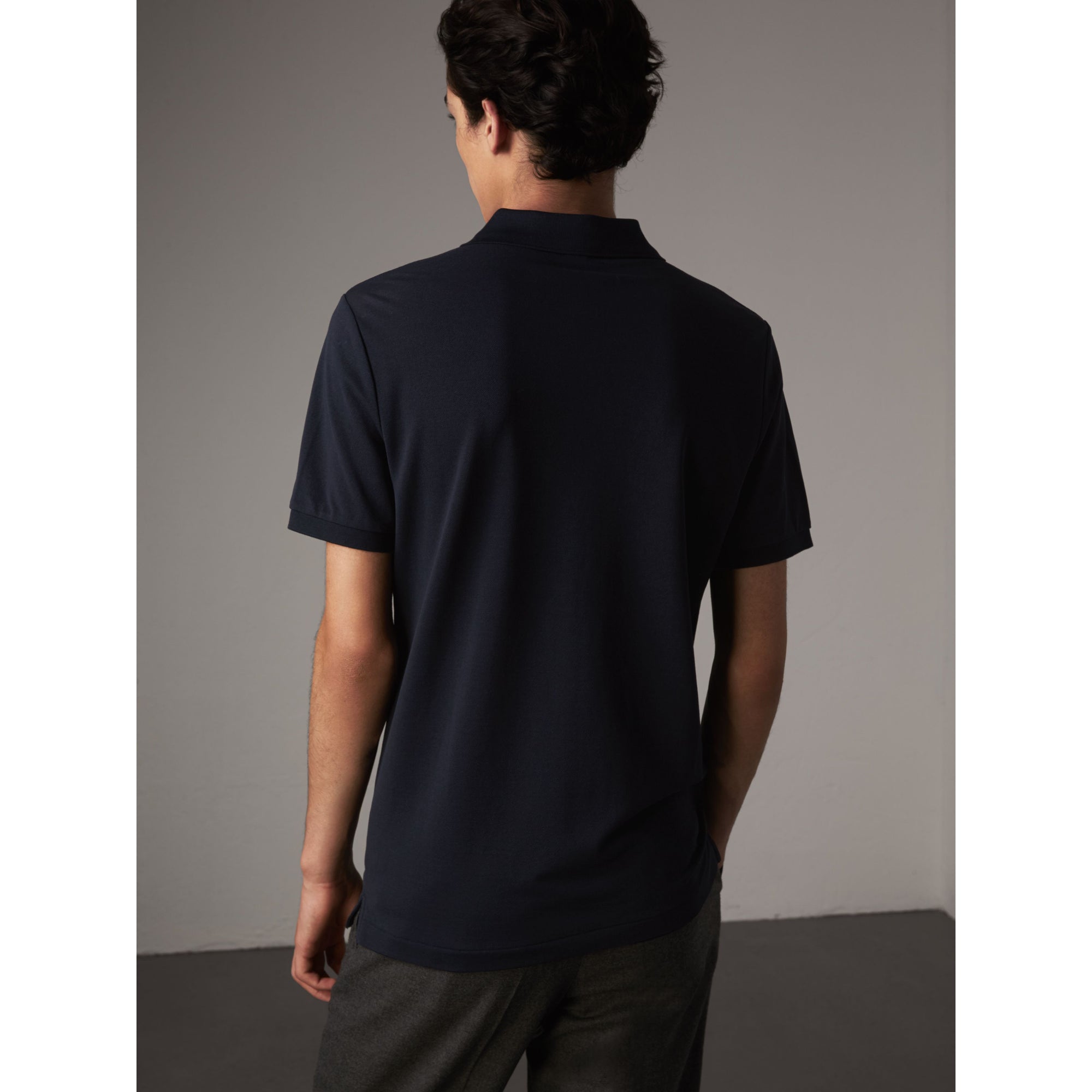 ZZNOSTOCK Polo en piqué de coton - Navy