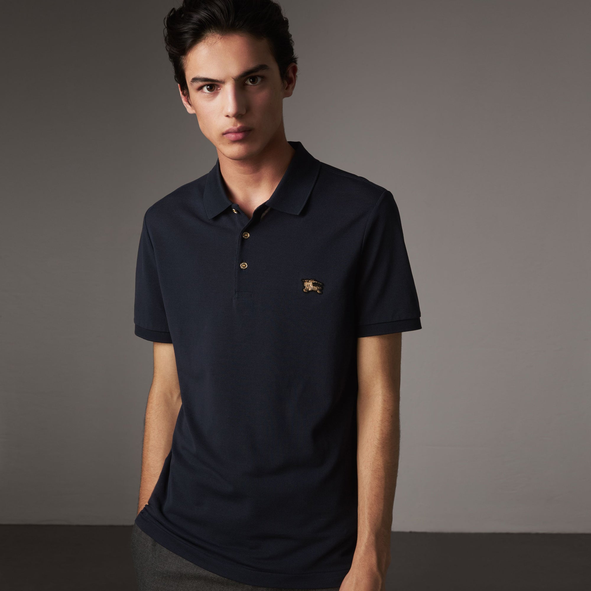 ZZNOSTOCK Polo en piqué de coton - Navy