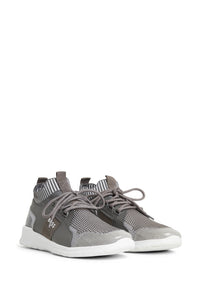 LIGHT & PASTEL GREY // LACE-UP TRAINERS EXTREME_RUNN_KNIT