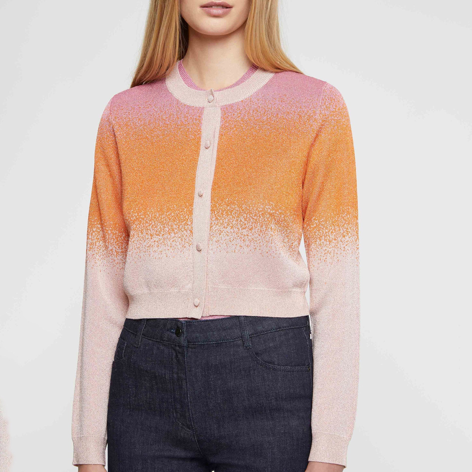 BUBBLE GUM/ MANDARINE GILET