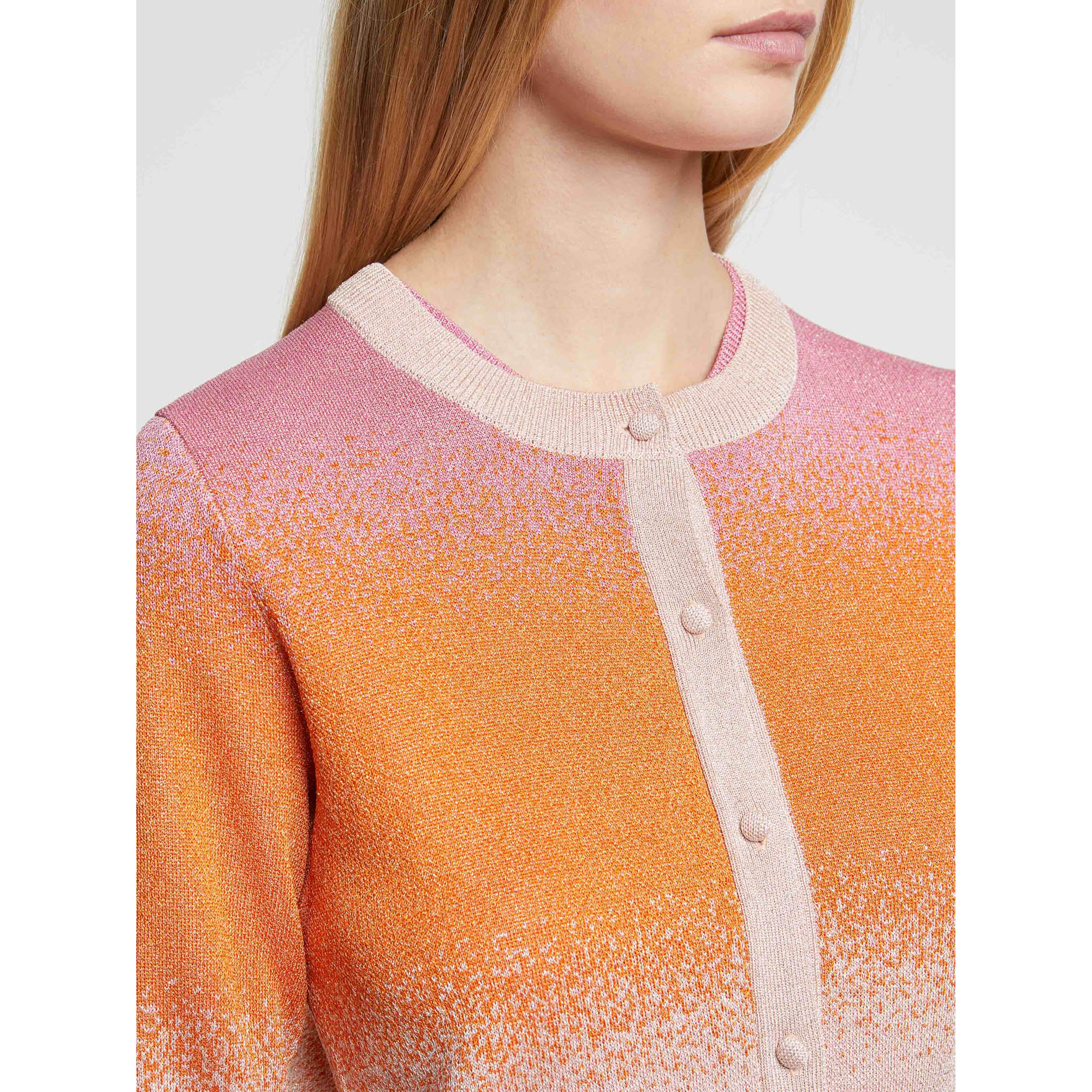 BUBBLE GUM/ MANDARINE GILET
