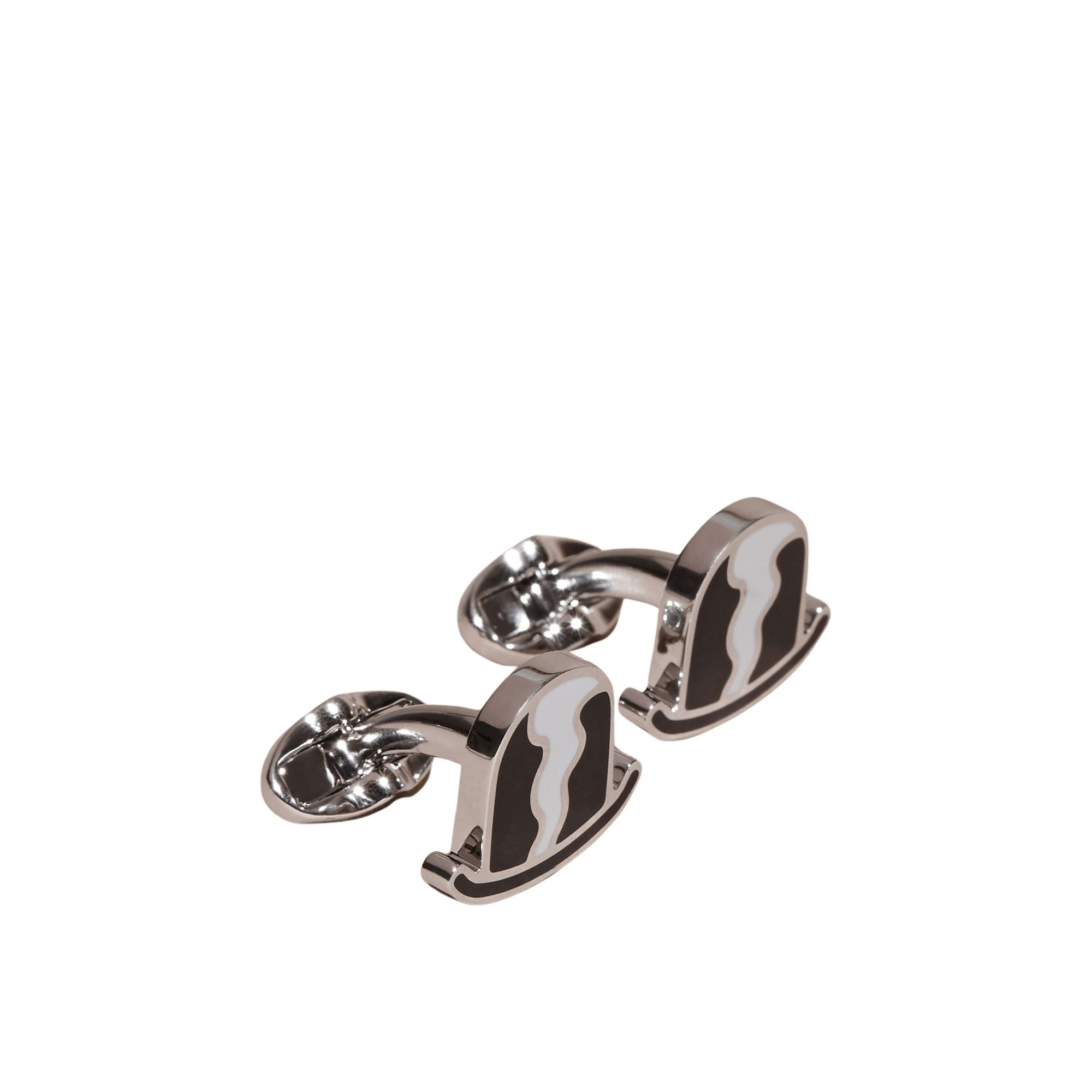 ZZNOSTOCK Boutons de manchette Chapeau melon - Silver